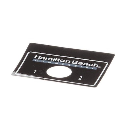 Hamilton Beach Nameplate Switchplate 230047800